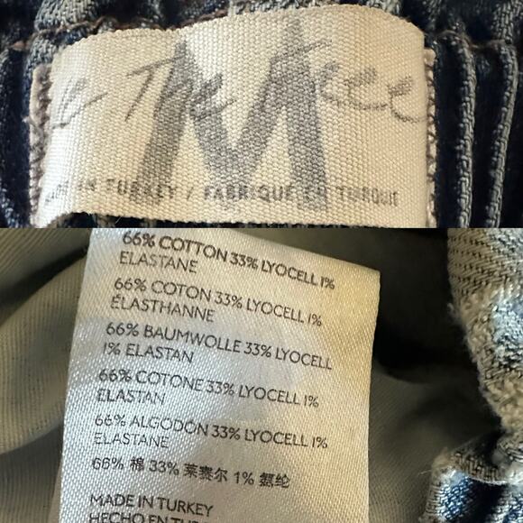 Powell Boyfriend Pull On Jeans Size Medium High Waist Paperbag - Picture 14 of 16